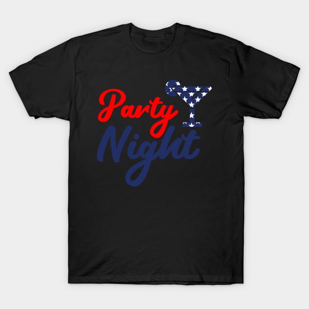 Party Night T-Shirt by Rizaldiuk